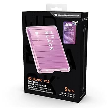 Amazon.com: WD_BLACK 2TB Pink P10 Game Drive Portable